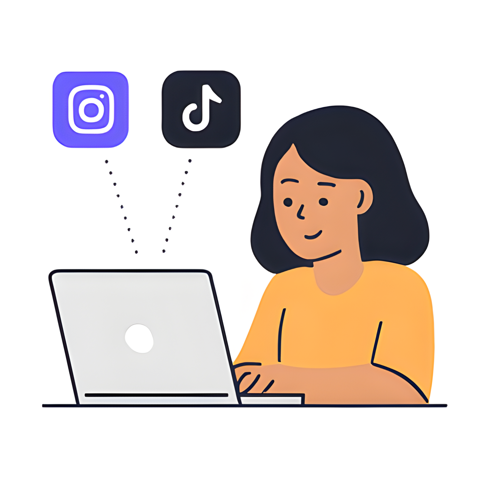 Creator using Orafy to post content on Instagram, Facebook, TikTok, and X simultaneously — streamline cross-platform posting from one smart dashboard.